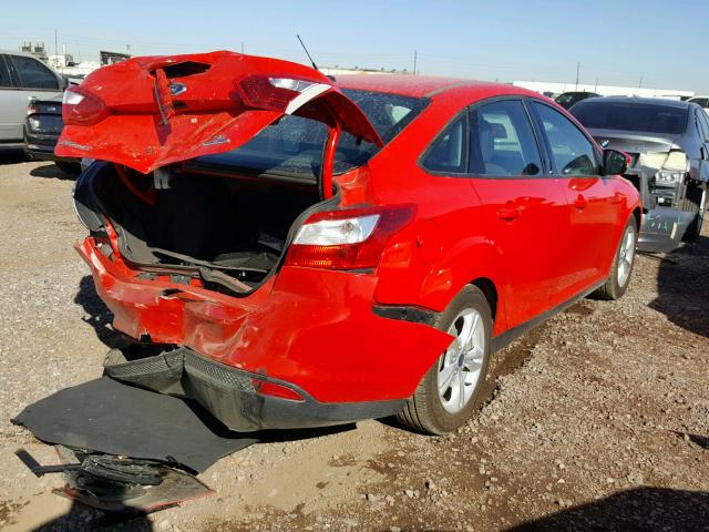 1FADP3F24EL242115 - 2014 FORD FOCUS SE RED photo 4