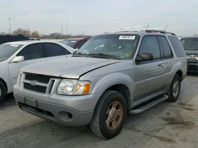 1FMYU60E53UA38192 - 2003 FORD EXPLORER S SILVER photo 2