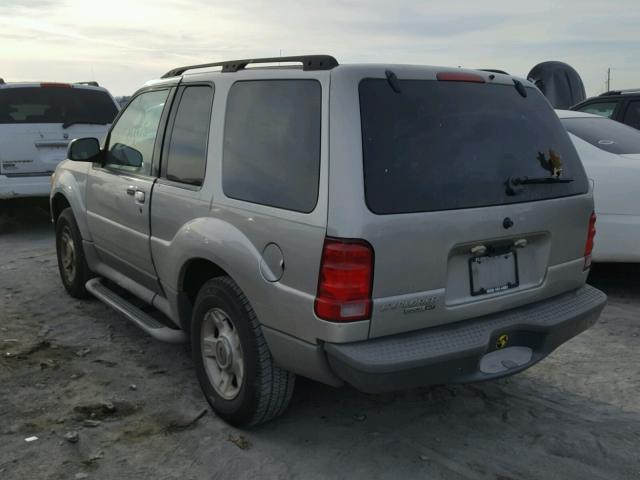 1FMYU60E53UA38192 - 2003 FORD EXPLORER S SILVER photo 3