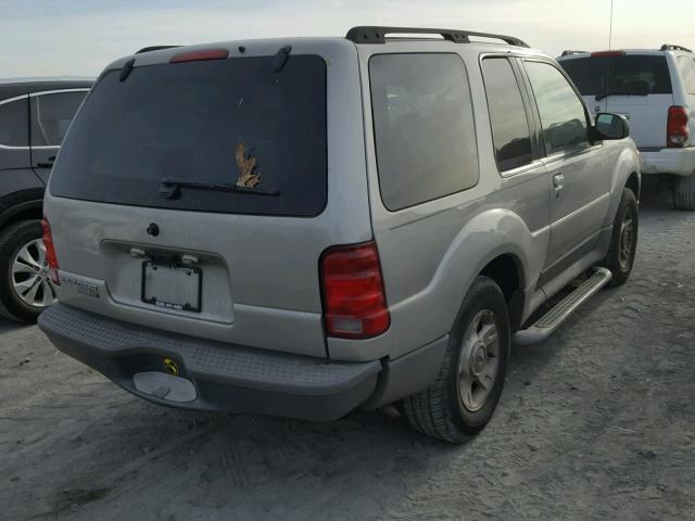 1FMYU60E53UA38192 - 2003 FORD EXPLORER S SILVER photo 4