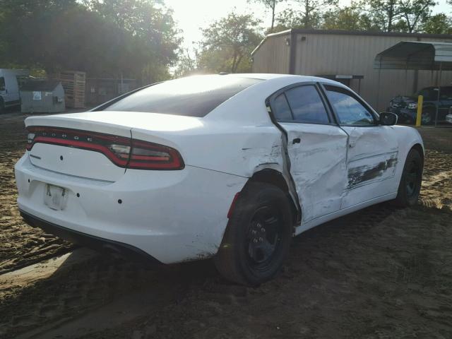 2C3CDXAG4FH772192 - 2015 DODGE CHARGER PO WHITE photo 4