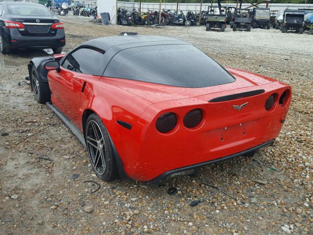 1G1YY26E685100590 - 2008 CHEVROLET CORVETTE Z RED photo 3