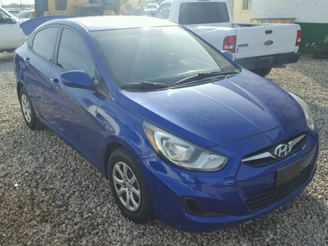 KMHCT4AE5DU521912 - 2013 HYUNDAI ACCENT GLS BLUE photo 1