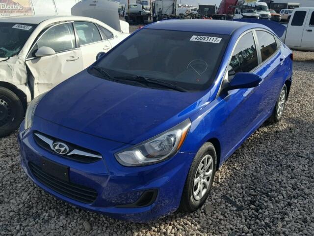 KMHCT4AE5DU521912 - 2013 HYUNDAI ACCENT GLS BLUE photo 2