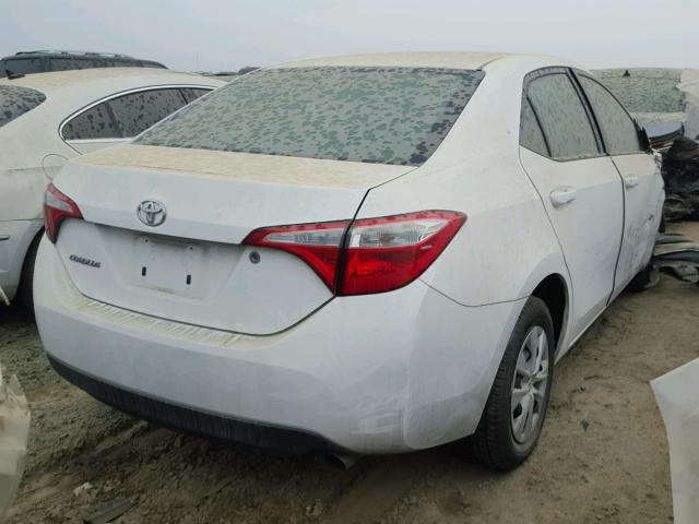 5YFBURHE7FP263098 - 2015 TOYOTA COROLLA L WHITE photo 4