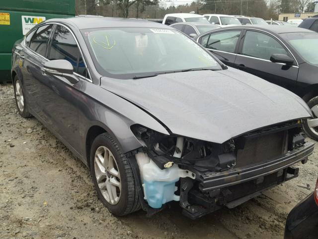 3FA6P0HD2ER254402 - 2014 FORD FUSION SE GRAY photo 1