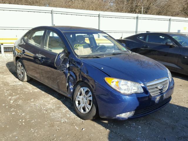 KMHDU46D99U792352 - 2009 HYUNDAI ELANTRA GL BLUE photo 1