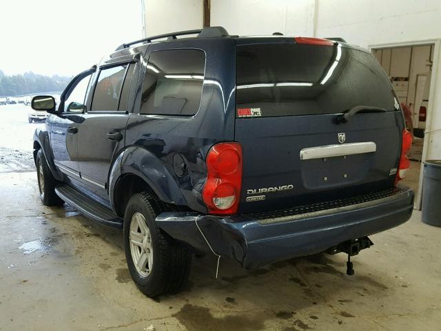 1D8HB58D54F118020 - 2004 DODGE DURANGO LI BLUE photo 3