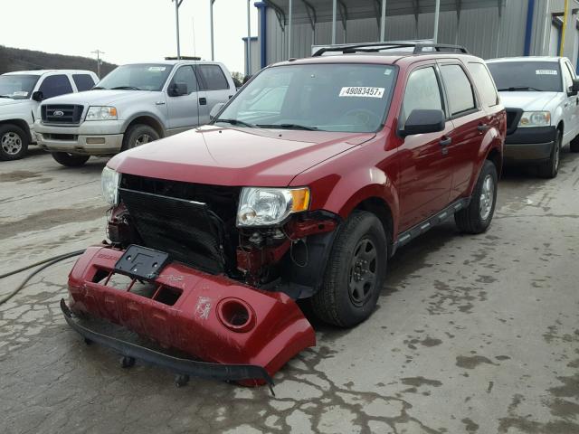 1FMCU0DG0AKA92687 - 2010 FORD ESCAPE XLT RED photo 2