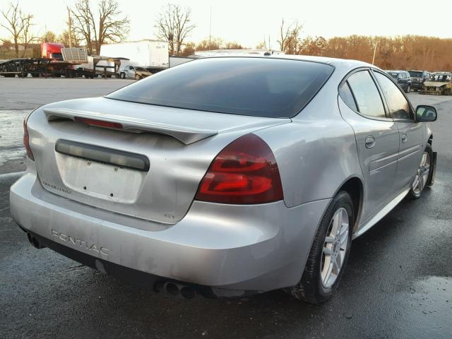 2G2WR554461207288 - 2006 PONTIAC GRAND PRIX SILVER photo 4