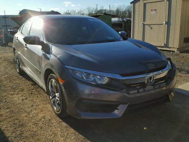 19XFC2F51GE004124 - 2016 HONDA CIVIC LX GRAY photo 1