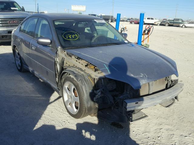 4S3BL616197228115 - 2009 SUBARU LEGACY 2.5 GRAY photo 1