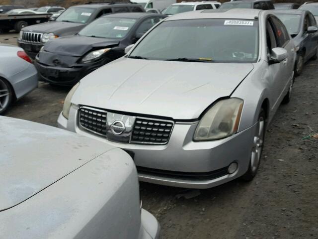 1N4BA41E04C807927 - 2004 NISSAN MAXIMA SE SILVER photo 2