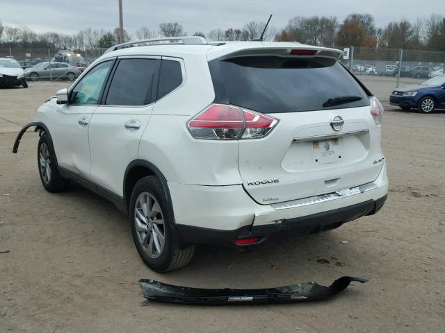 5N1AT2MV2FC762195 - 2015 NISSAN ROGUE S WHITE photo 3