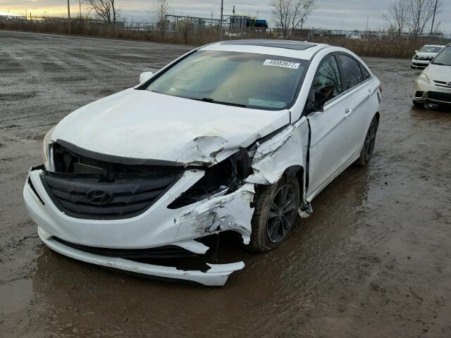 5NPEB4AC1BH231298 - 2011 HYUNDAI SONATA GLS WHITE photo 2