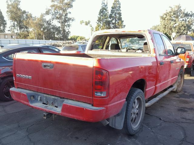 1D7HA18N13J597346 - 2003 DODGE RAM 1500 S RED photo 4