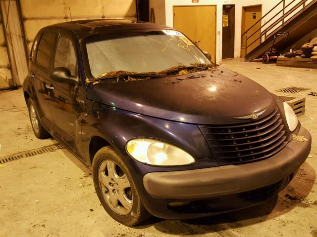 3C8FY4BBX1T653124 - 2001 CHRYSLER PT CRUISER BLUE photo 1