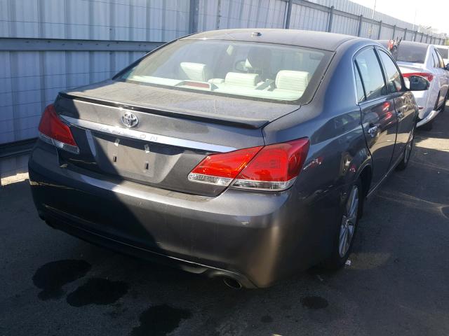 4T1BK3DB0CU450806 - 2012 TOYOTA AVALON BAS Grafitowy zdjęcie 4