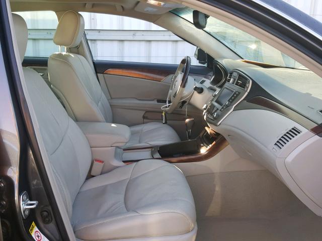 4T1BK3DB0CU450806 - 2012 TOYOTA AVALON BAS Grafitowy zdjęcie 5