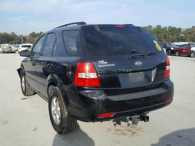 KNDJD735295888582 - 2009 KIA SORENTO LX BLACK photo 3