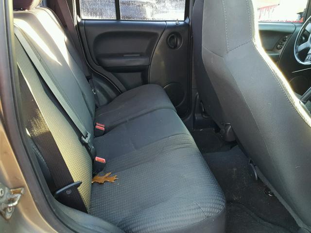 1J4GL48K24W303975 - 2004 JEEP LIBERTY SP TAN photo 6