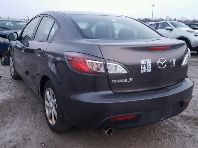 JM1BL1SGXA1156798 - 2010 MAZDA 3 I GRAY photo 3