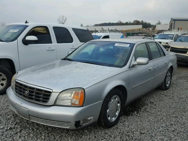 1G6KE57Y0YU286085 - 2000 CADILLAC DEVILLE DH SILVER photo 2