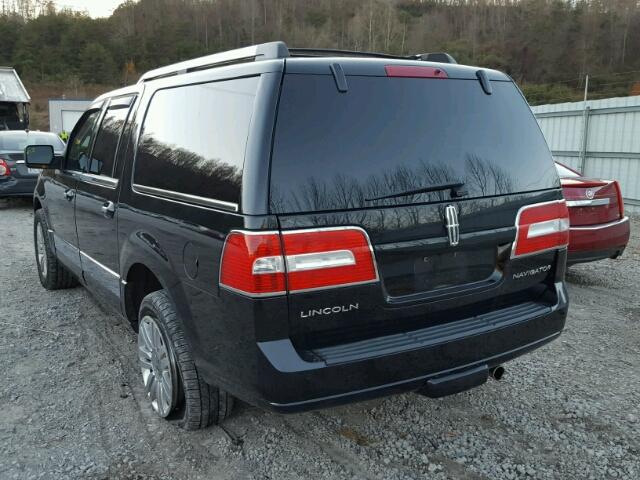 5LMJJ3J55CEL00114 - 2012 LINCOLN NAVIGATOR BLACK photo 3