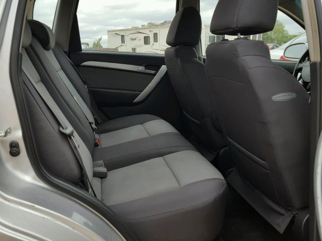 KL1TD6DE6BB131717 - 2011 CHEVROLET AVEO LS SILVER photo 6