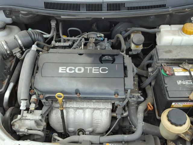 KL1TD6DE6BB131717 - 2011 CHEVROLET AVEO LS SILVER photo 7