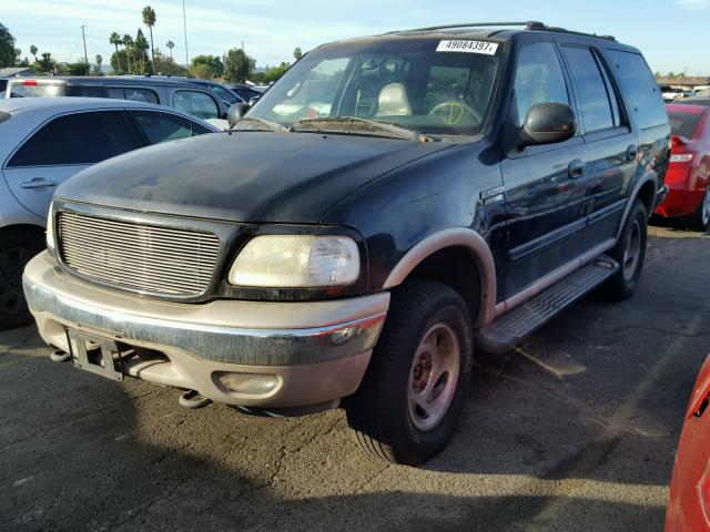 1FMPU18LXXLA73002 - 1999 FORD EXPEDITION BLACK photo 2