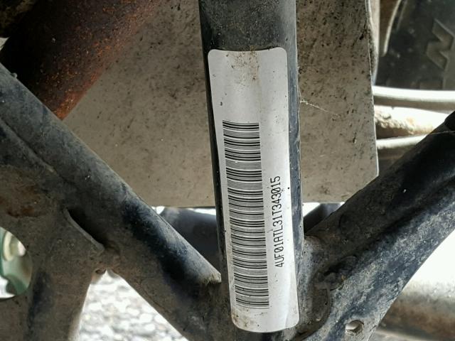 4UF01ATL31T343015 - 2001 ARCTIC CAT ATV4X4 GREEN photo 10