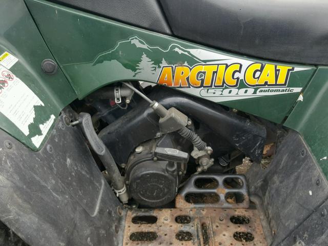 4UF01ATL31T343015 - 2001 ARCTIC CAT ATV4X4 GREEN photo 7