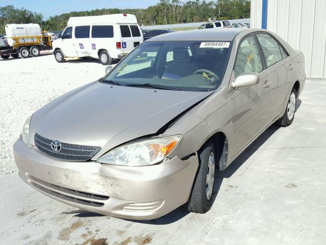 4T1BE32K03U737198 - 2003 TOYOTA CAMRY LE BEIGE photo 2