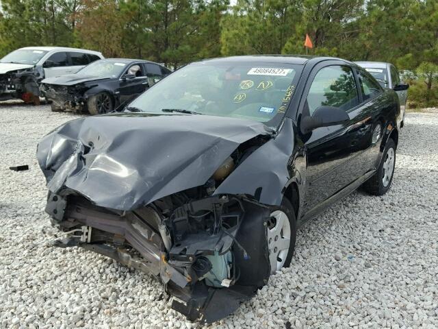 1G1AL15F577156687 - 2007 CHEVROLET COBALT LT BLACK photo 2