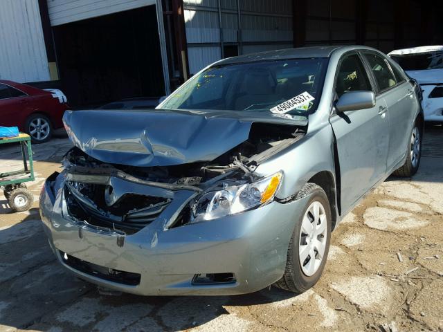 4T4BE46K79R130486 - 2009 TOYOTA CAMRY BASE GREEN photo 2