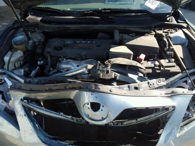 4T4BE46K79R130486 - 2009 TOYOTA CAMRY BASE GREEN photo 7