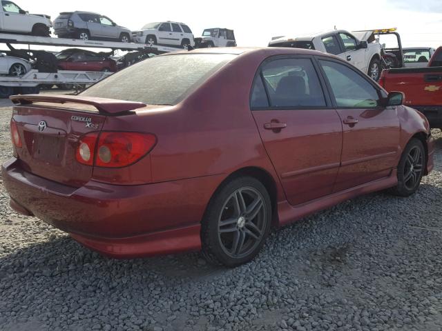 2T1BY32E55C336753 - 2005 TOYOTA COROLLA XR 红色 照片 4