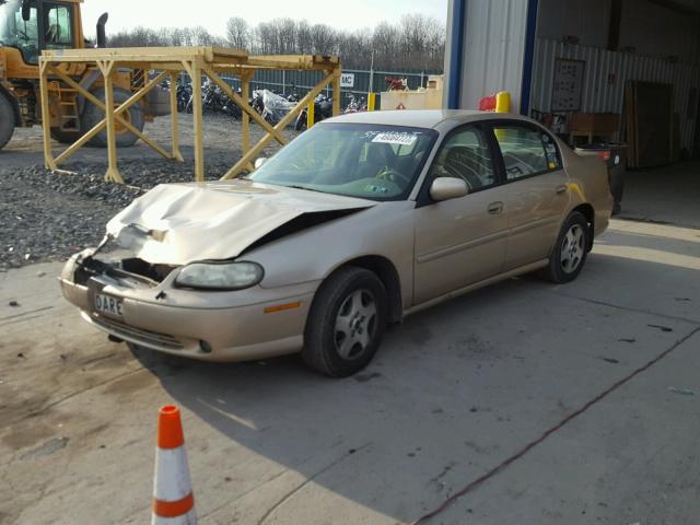 1G1NE52J82M642125 - 2002 CHEVROLET MALIBU LS GOLD photo 2