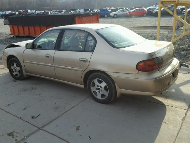 1G1NE52J82M642125 - 2002 CHEVROLET MALIBU LS 金色 照片 3