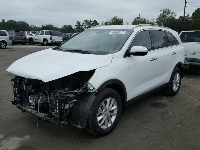 5XYPG4A30GG178456 - 2016 KIA SORENTO LX WHITE photo 2