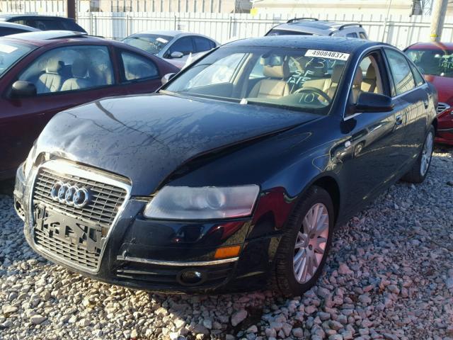 WAUDH74F87N106739 - 2007 AUDI A6 3.2 QUA BLUE photo 2