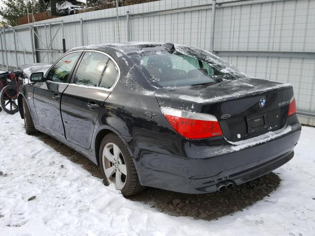 WBANF73517CU23793 - 2007 BMW 530 XI BLACK photo 3