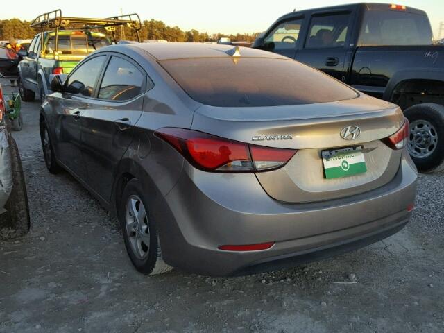 5NPDH4AE5EH530079 - 2014 HYUNDAI ELANTRA SE GOLD photo 3