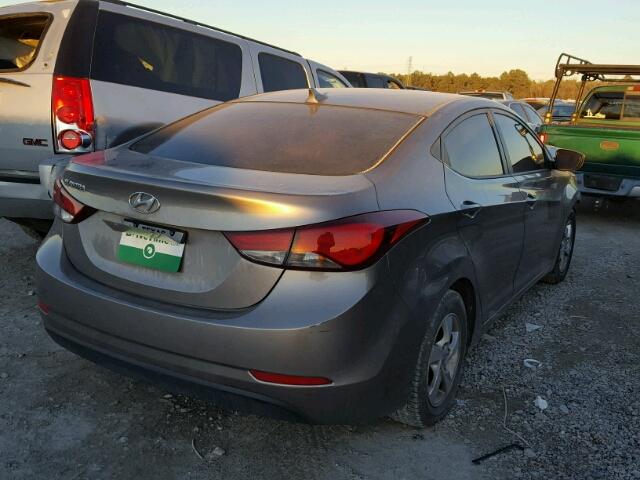 5NPDH4AE5EH530079 - 2014 HYUNDAI ELANTRA SE GOLD photo 4