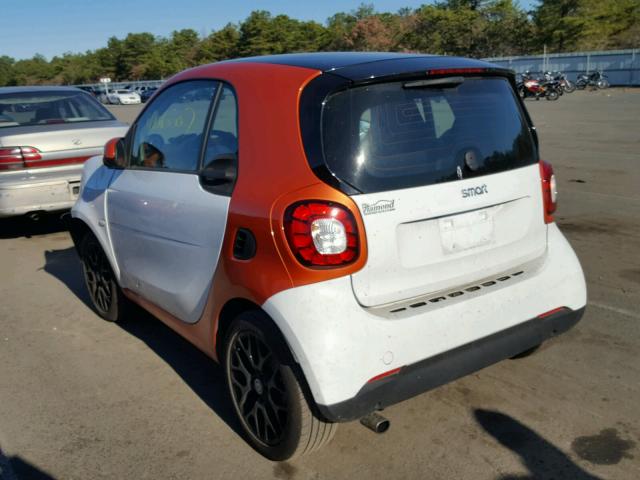 WMEFJ5DA7GK074278 - 2016 SMART FORTWO WHITE photo 3