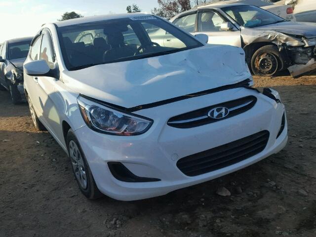 KMHCT4AE5GU971404 - 2016 HYUNDAI ACCENT SE WHITE photo 1