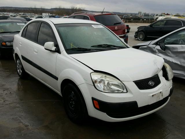 KNADE223196453413 - 2009 KIA RIO BASE WHITE photo 1