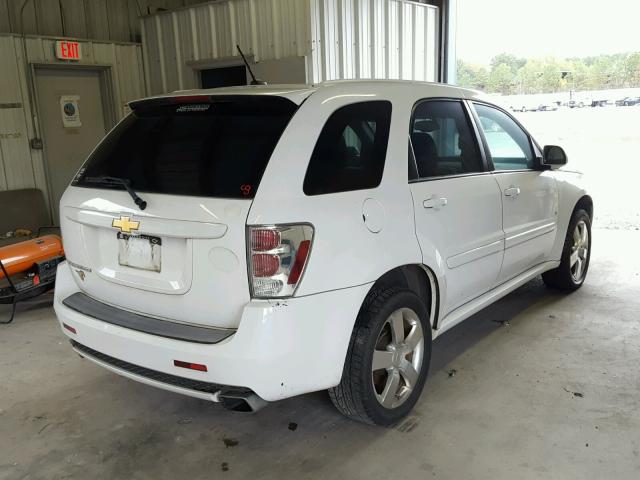 2CNDL937486049576 - 2008 CHEVROLET EQUINOX SP WHITE photo 4