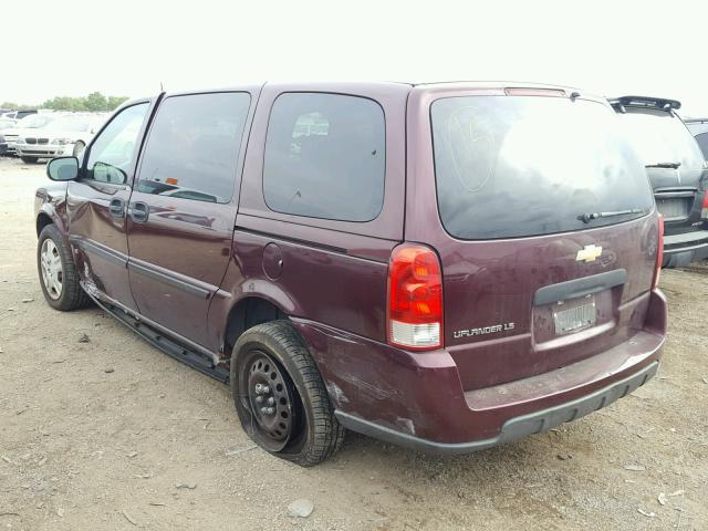 1GNDV23LX6D127772 - 2006 CHEVROLET UPLANDER L 栗色 照片 3